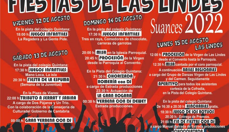Suances celebra sus Fiestas de Las Lindes del 12 al 15 de agosto