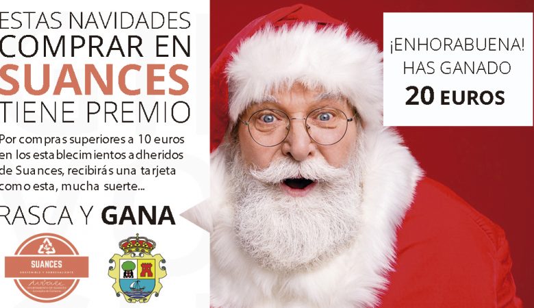 Suances lanzará estas Navidades la campaña “Rasca y gana” de apoyo al comercio local