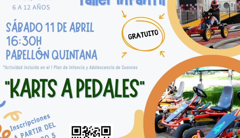 El Ayuntamiento de Suances organiza un taller infantil gratuito de karts a pedales dentro del programa “PequeNin”