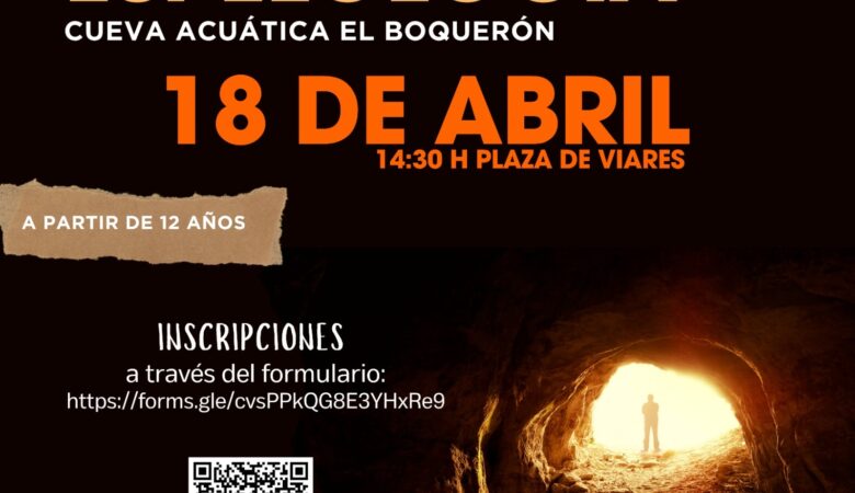 El programa “Sábado Joven” ofrece una nueva actividad de espeleología en la Cueva Acuática El Boquerón