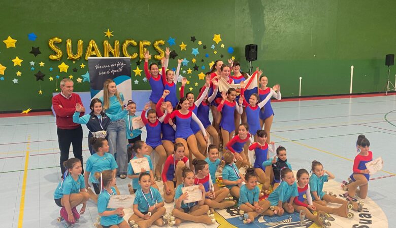 El municipio acogió con éxito el V Campeonato de Patinaje Artístico Villa de Suances con la participación de 16 clubes