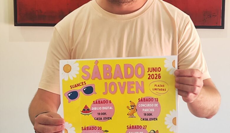 Suances presenta la programación “Sábado Joven” para junio con talleres y actividades gratuitas para jóvenes a partir de 12 años