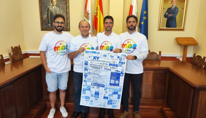 El XV Descenso Popular de la Ría San Martín MOZ rinde homenaje a sus fundadores y celebra 15 años como uno de los grandes alicientes festivos de Suances