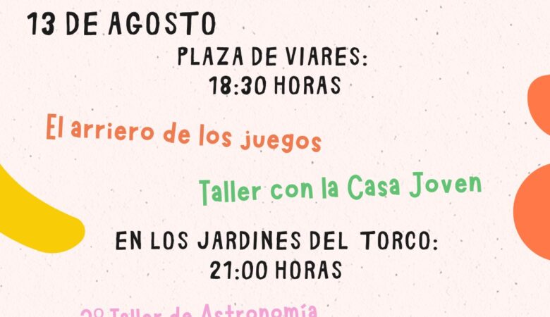 Suances celebra el Día de la Infancia de Verano con juegos, talleres y un paseo por las estrellas a través de un taller de astronomía