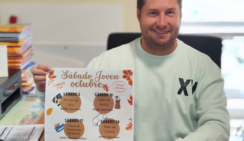 La Concejalía de Infancia y Juventud de Suances presenta la programación de “Sábado Joven” para el mes de octubre