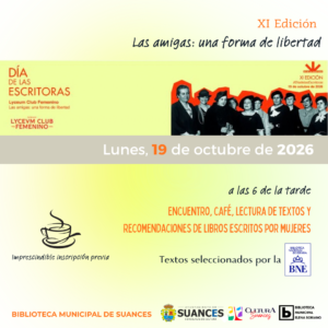 La Biblioteca Municipal Elena Soriano refuerza su programación cultural de octubre con encuentros literarios, lectura solidaria y presentación de libros